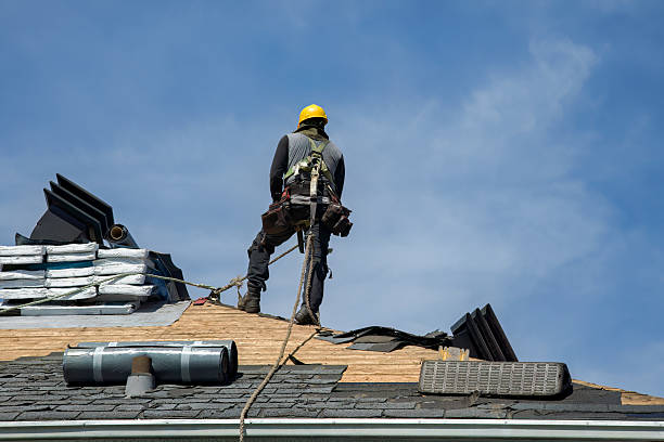 Professional Flat Roof Repair technician working in Flandreau, SD